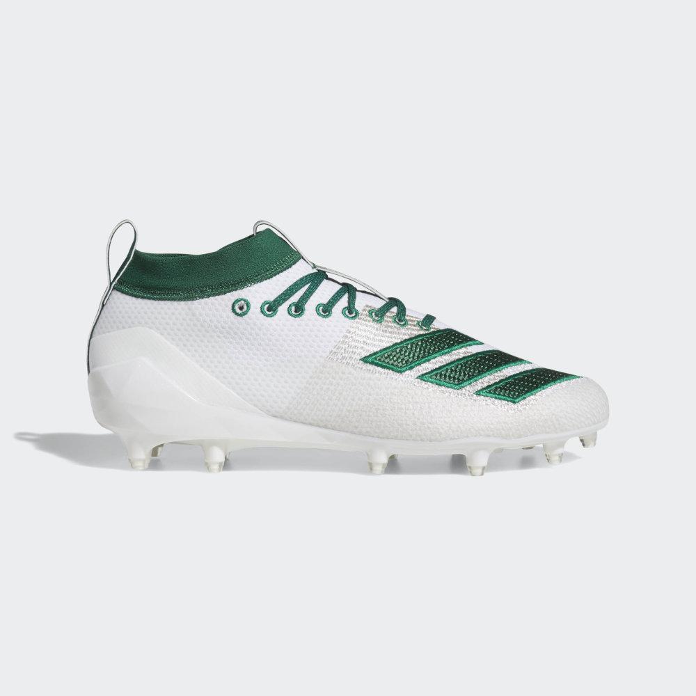 Adidas Men's adizero 8.0 Football Boots White/Dark Green Ireland F35187